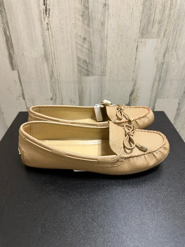 Tan Shoes Flats Michael By Michael Kors, Size 8