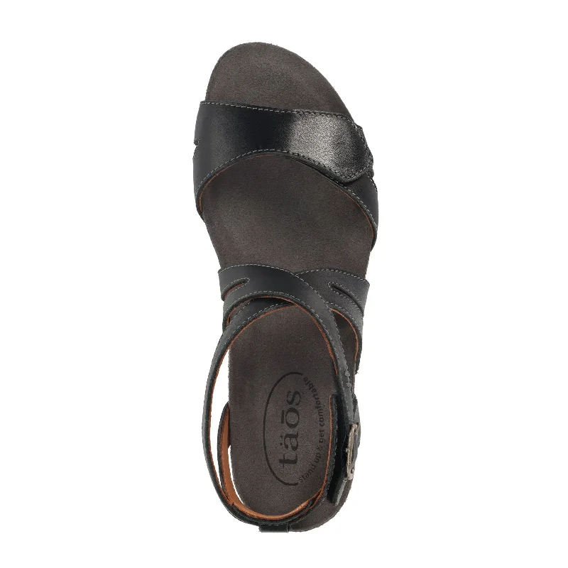 Taos Xcellent Wedge Sandal (Women) - Black