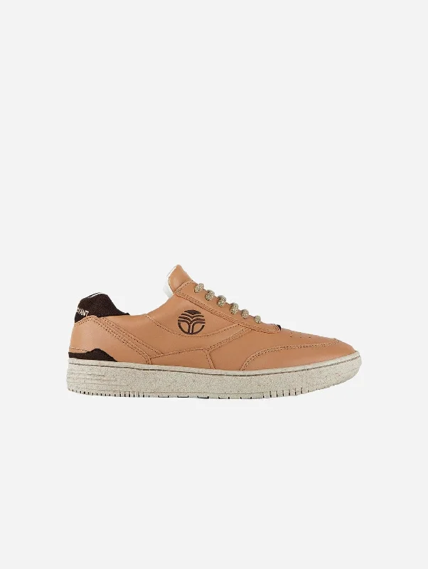 UX-68 Unisex Vegan Corn Leather Sneakers | Caramel