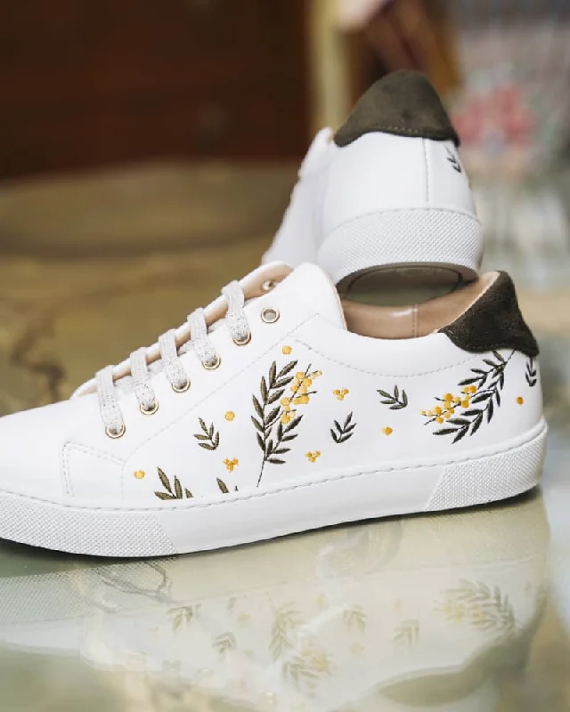 Virevolte Recycled Grain Vegan Sneakers | Mimosa