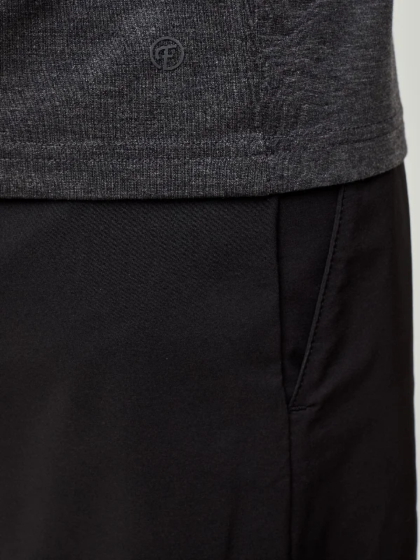 Black Stretch Performance Shorts