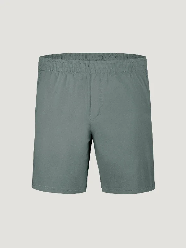 Mercury Green Stretch Performance Shorts