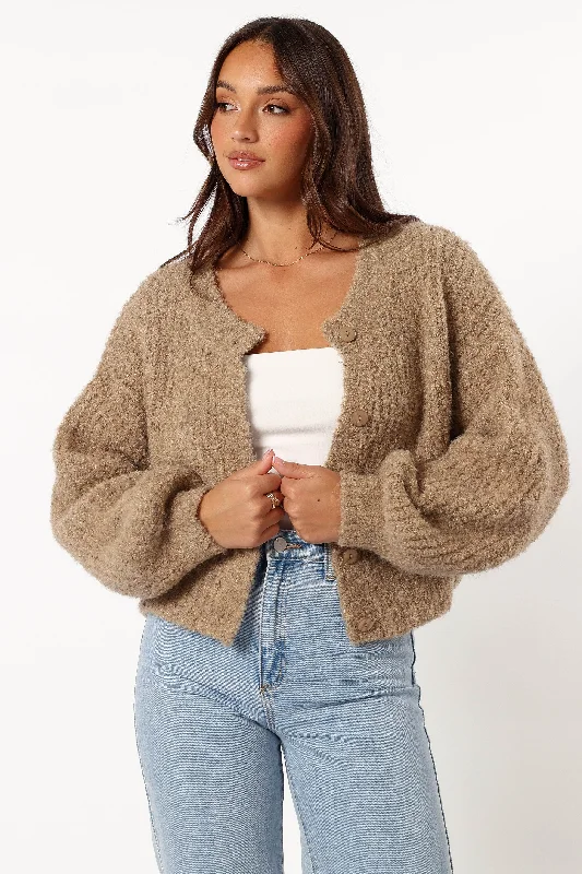 Albertine Cardigan - Latte