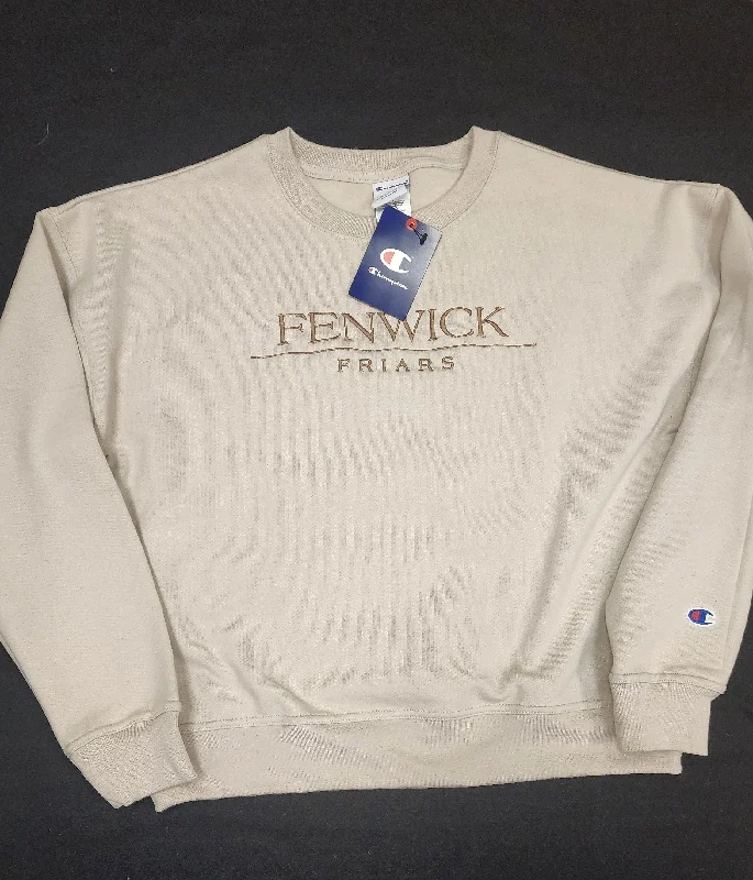 Champion Brand Women's Fenwick Friars Crewneck-Cocoa Butter