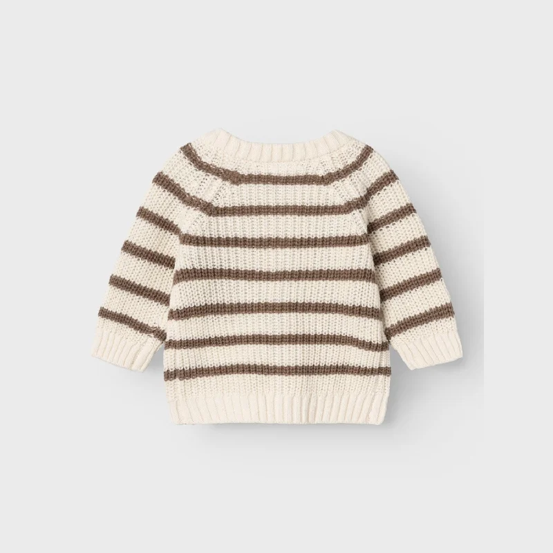 Lil'Atelier Birch Emlen Knit Cardigan Stripe