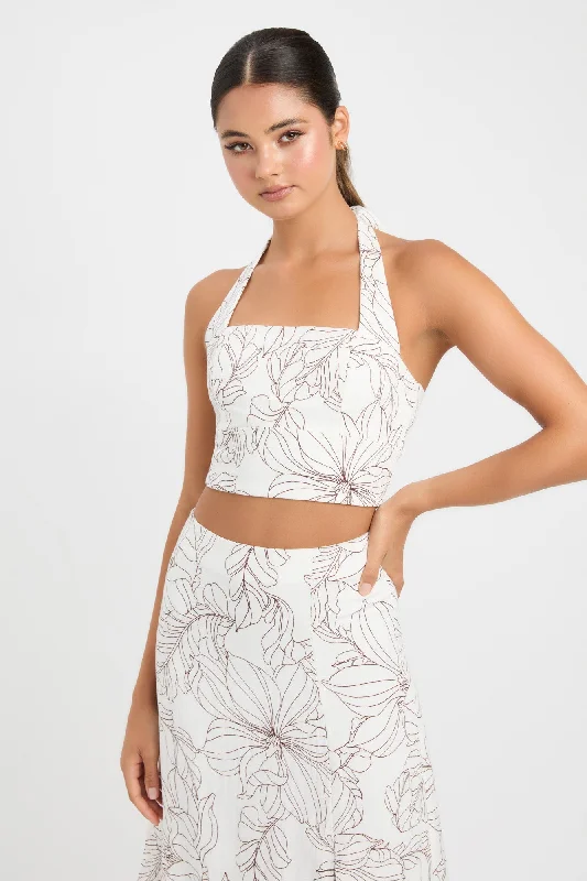 Lyra Halter Crop