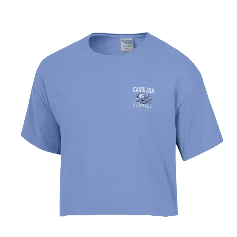 North Carolina Football Kenan Stadium Cropped T-Shirt by Comfort Wash