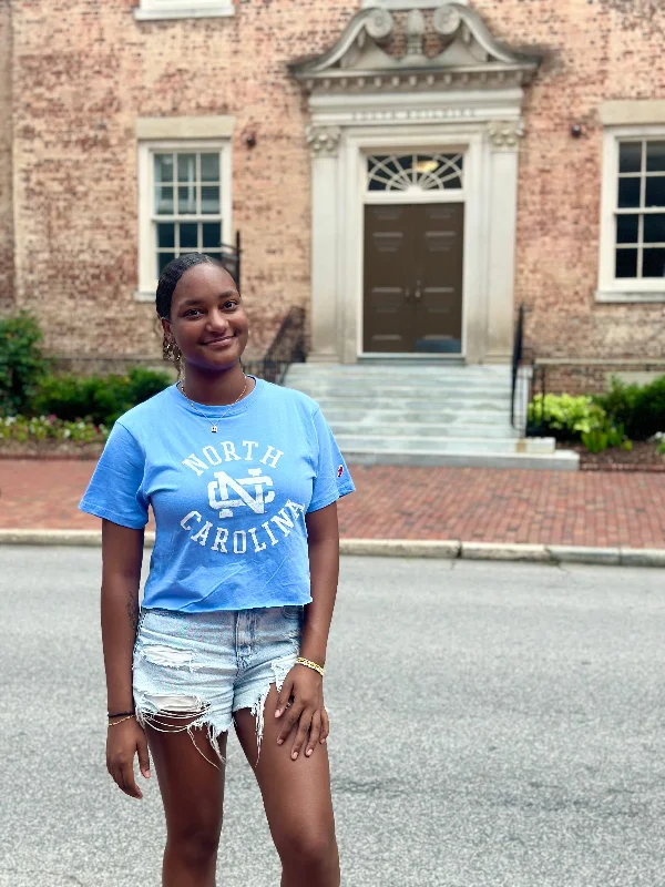 UNC North Carolina Tar Heels Vault Interlock Crop Top