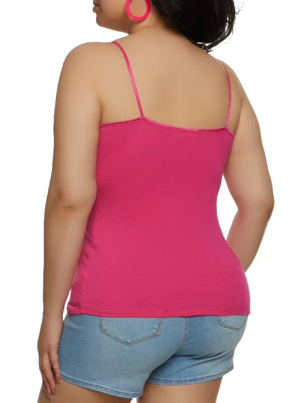 Plus Size Basic Scoop Neck Cami