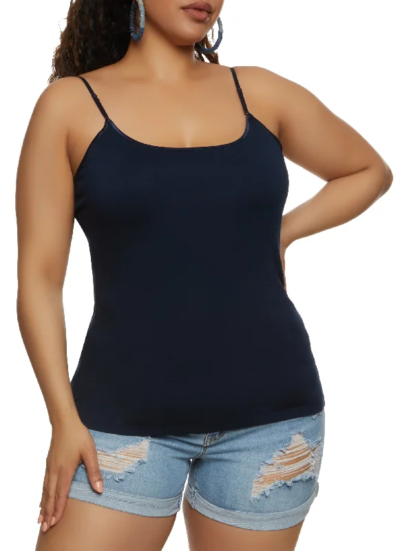 Plus Size Basic Scoop Neck Cami