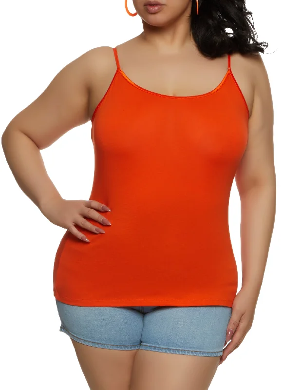 Plus Size Basic Scoop Neck Cami