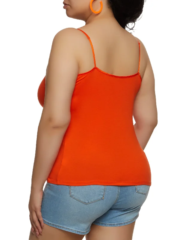 Plus Size Basic Scoop Neck Cami