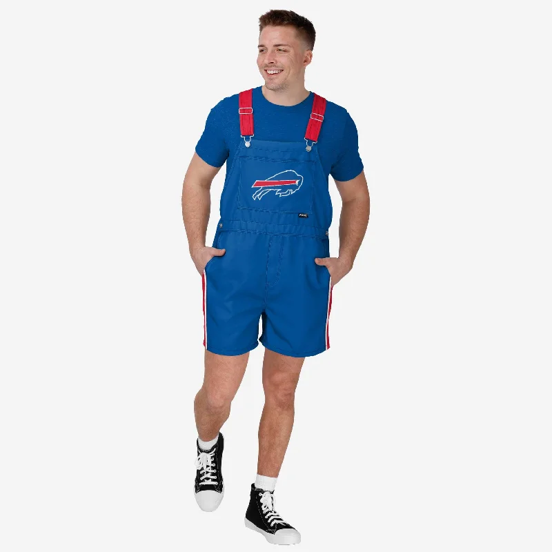 Buffalo Bills Mens Team Stripe Bib Shortalls