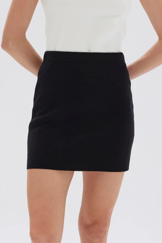 Clover Milano Knit Mini Skirt