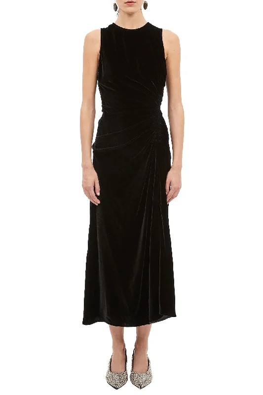 Cornelia Liquid Velvet Dress