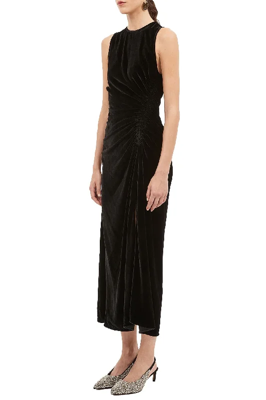 Cornelia Liquid Velvet Dress