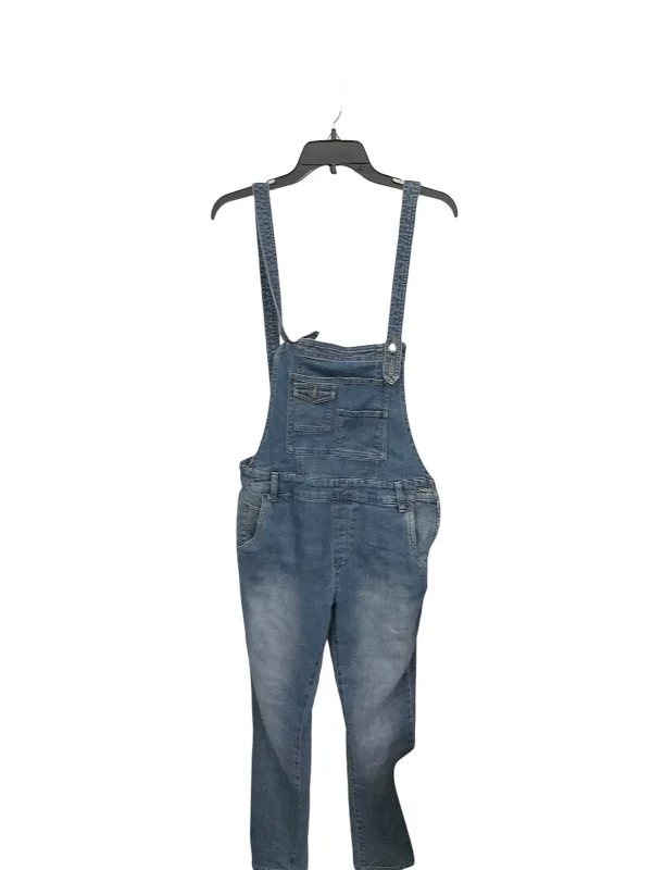 Overalls By Free People In Blue Denim, Size: 27