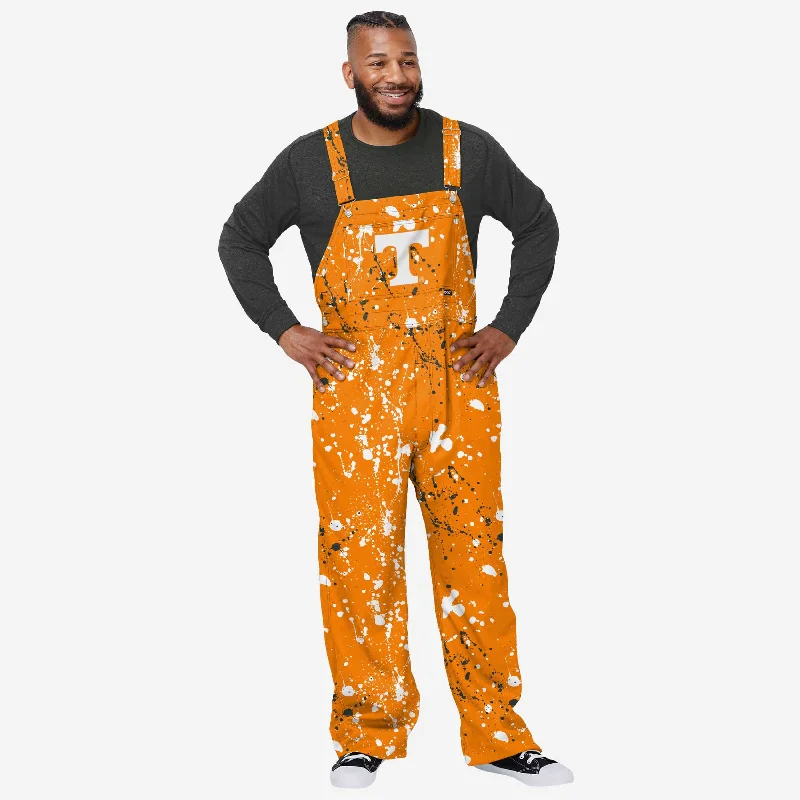 Tennessee Volunteers Mens Paint Splatter Bib Overalls