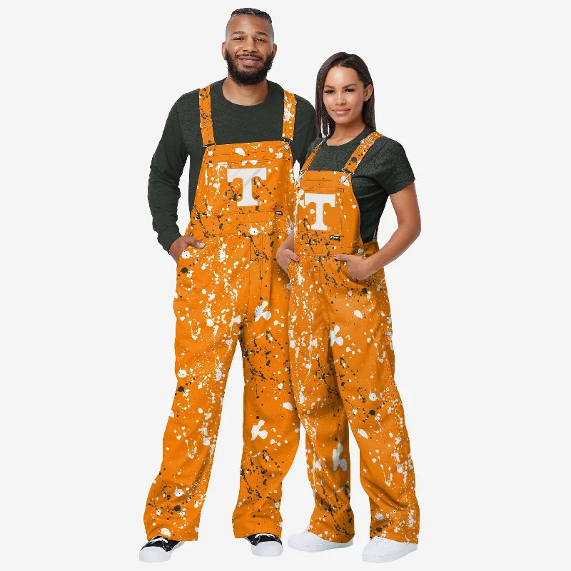 Tennessee Volunteers Mens Paint Splatter Bib Overalls