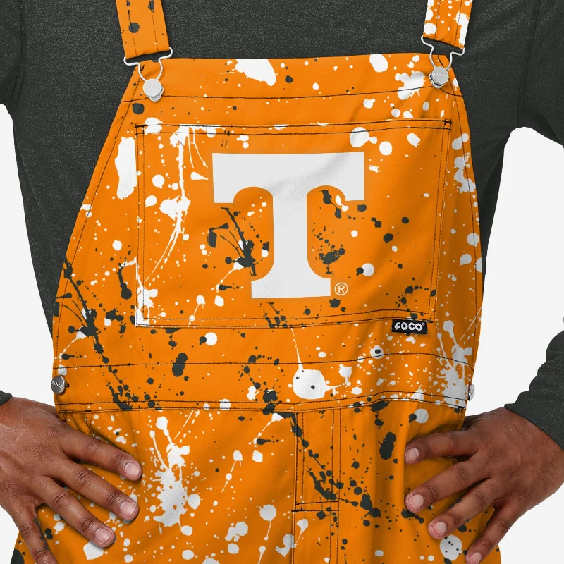 Tennessee Volunteers Mens Paint Splatter Bib Overalls