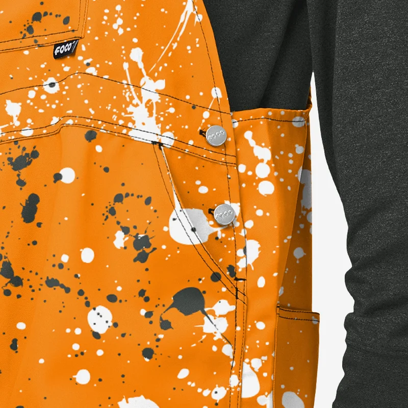 Tennessee Volunteers Mens Paint Splatter Bib Overalls