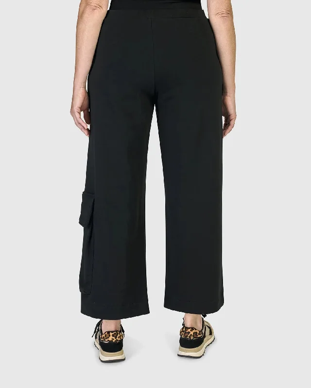 Urban Cleo Cargo Pants, Black