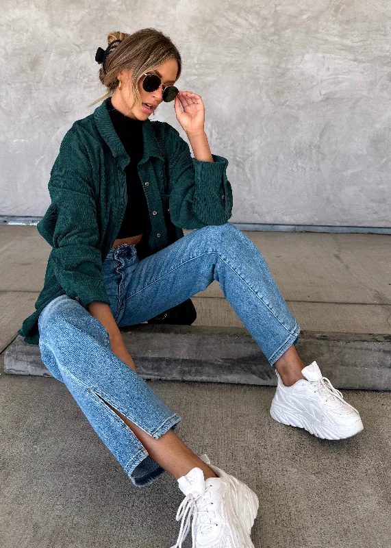 Vintage Flare Slit Denim