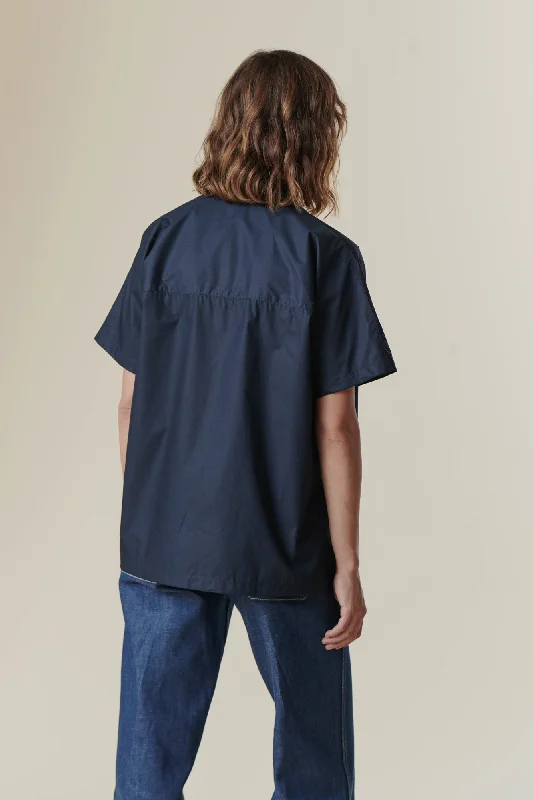 Women's Ava Short Sleeve Shirt - Navy