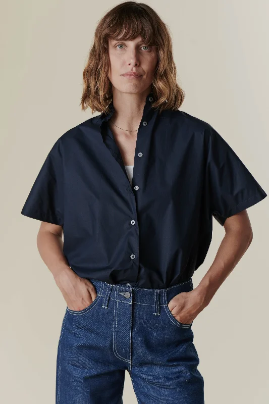 Women's Ava Short Sleeve Shirt - Navy