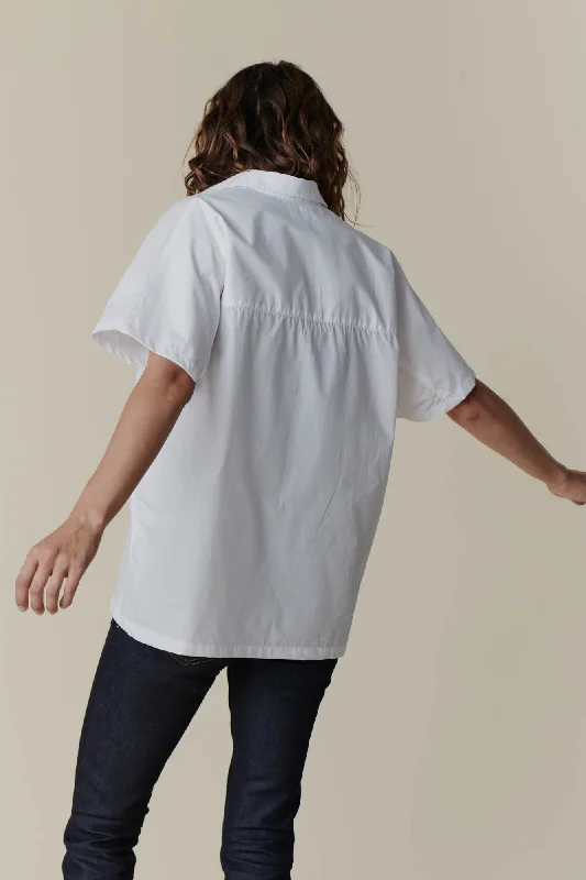 Women's Ava Short Sleeve Shirt - White