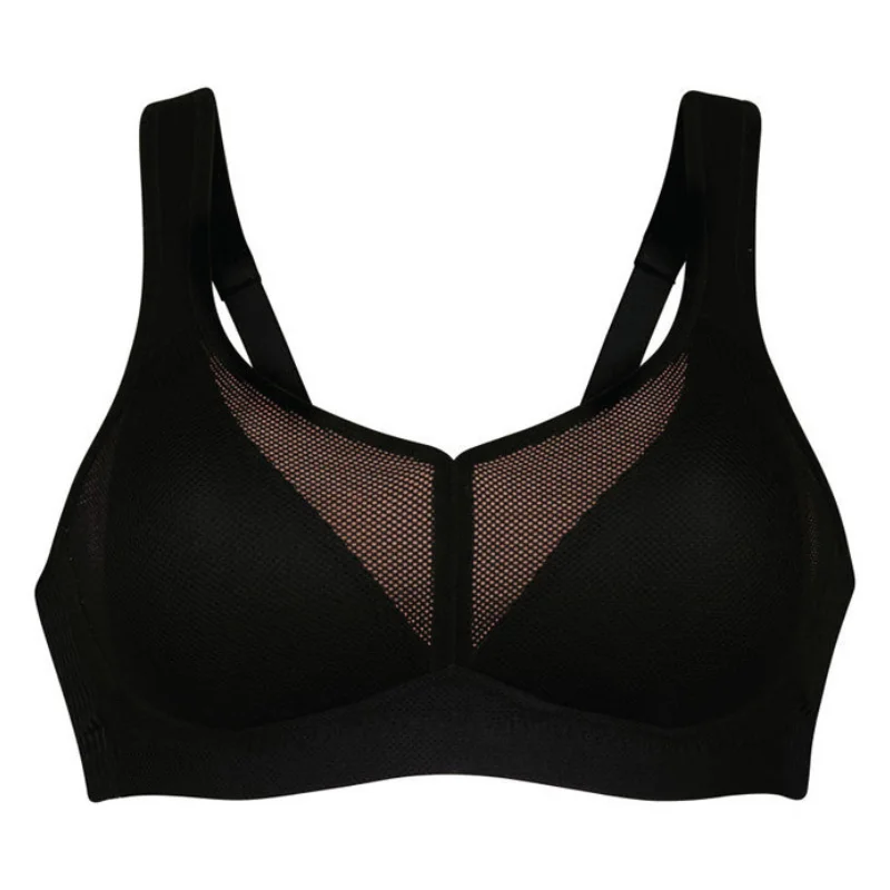 Women's unpadded bras for a natural lookAnita AirControl Mastectomy Sports Bra Black Women's unpadded bras for a natural lookAnita AirControl Mastectomy Sports Bra Black