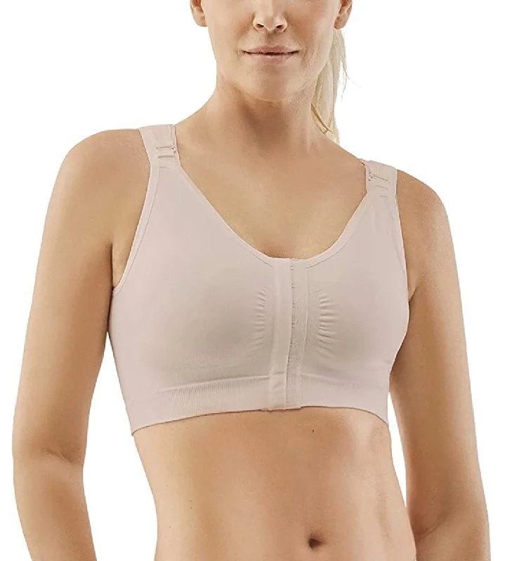 Bra with a reversible design for double the style options Carefix Bree Post-Op Wire Free Front Close Recovery Bra (3831) - Tan Bra with a reversible design for double the style options Carefix Bree Post-Op Wire Free Front Close Recovery Bra (3831) - Tan