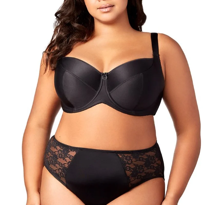 Bra with a plus - size underbust band for a secure fit Balcony Underwire Bra 2818 - Black Bra with a plus - size underbust band for a secure fit Balcony Underwire Bra 2818 - Black