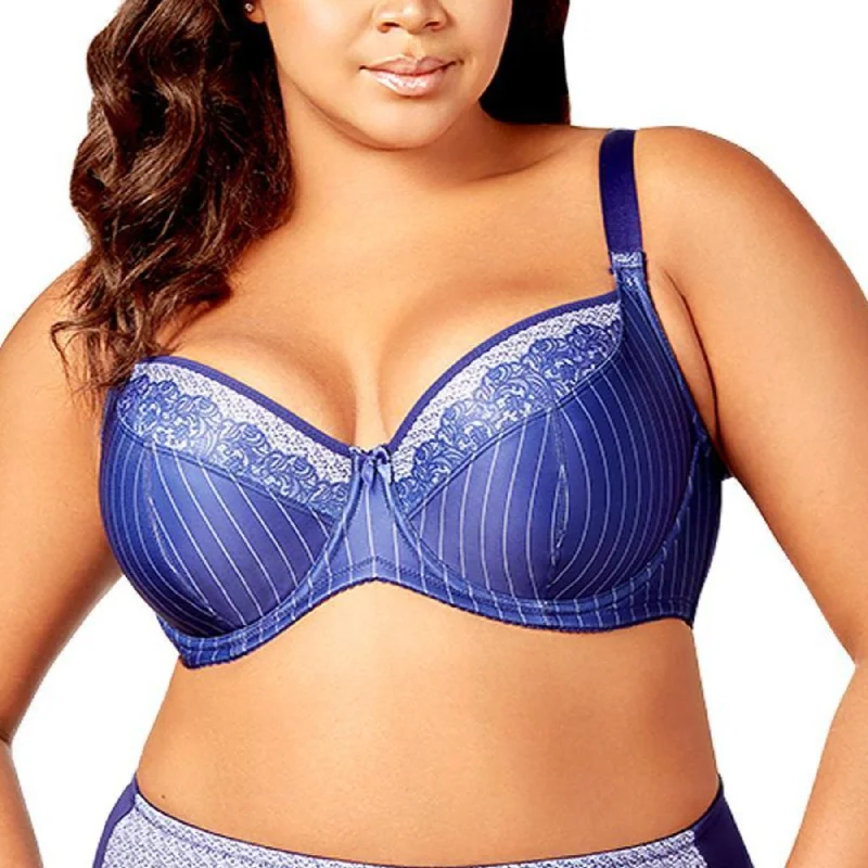 Bra with a breathable lining for a cool feel Balcony Underwire Bra 2818 - Navy & White Pinstripe Bra with a breathable lining for a cool feel Balcony Underwire Bra 2818 - Navy & White Pinstripe