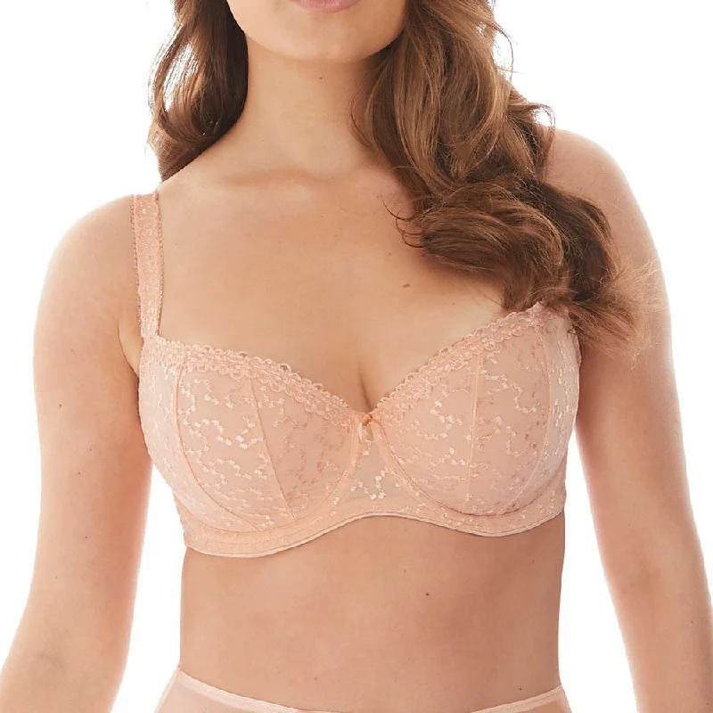 Bra with a plus - size bralette style for a trendy look FANTASIE FL6703 ANA PADDED HALF CUP BRA Bra with a plus - size bralette style for a trendy look FANTASIE FL6703 ANA PADDED HALF CUP BRA