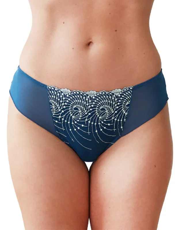 Women's underwire bras for extra supportFit Fully Yours Nicole Tanga Panty, Sailor Blue Women's underwire bras for extra supportFit Fully Yours Nicole Tanga Panty, Sailor Blue