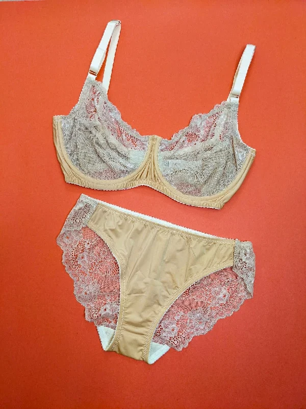 Women's balconette bras with lace trimFortnight: Ivy Classic Lace Underwire Bra - 32F, 34F Women's balconette bras with lace trimFortnight: Ivy Classic Lace Underwire Bra - 32F, 34F