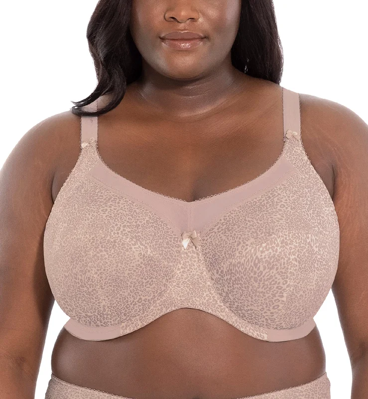 Bra with a reversible design for double the style options Goddess Kayla Banded Full Cup Underwire Bra (6164) - Taupe Leopard Bra with a reversible design for double the style options Goddess Kayla Banded Full Cup Underwire Bra (6164) - Taupe Leopard