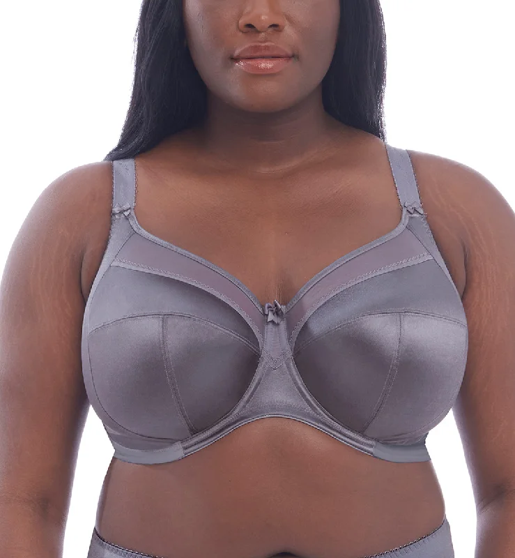 Bra with a quarter - cup design for a very revealing style Goddess Keira Support Underwire Bra (6090) - Blue Granite Bra with a quarter - cup design for a very revealing style Goddess Keira Support Underwire Bra (6090) - Blue Granite