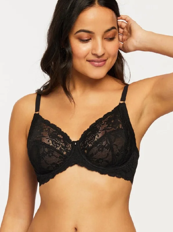 Women's bralettes with a soft, seamless styleMontelle: Muse Full Cup Lace Bra - 34H, Last One! Women's bralettes with a soft, seamless styleMontelle: Muse Full Cup Lace Bra - 34H, Last One!
