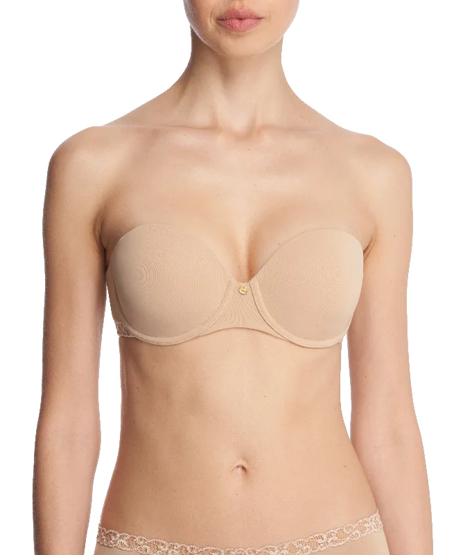 Bra with a wire - free band for a more comfortable underbust area NATORI 729080 PURE LUXE TAILORED STRAPLESS BRA Bra with a wire - free band for a more comfortable underbust area NATORI 729080 PURE LUXE TAILORED STRAPLESS BRA