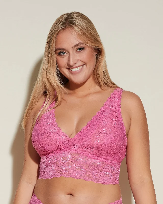 Women's push - up bras for enhanced cleavagePlungie Longline Bralette In Erweiterten Plus Sizes Women's push - up bras for enhanced cleavagePlungie Longline Bralette In Erweiterten Plus Sizes