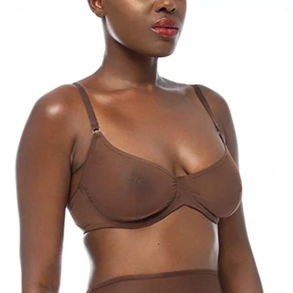 Women's convertible bras with multiple strap optionsOwnbrown: Underwire Mesh Bra - Yemoya Women's convertible bras with multiple strap optionsOwnbrown: Underwire Mesh Bra - Yemoya