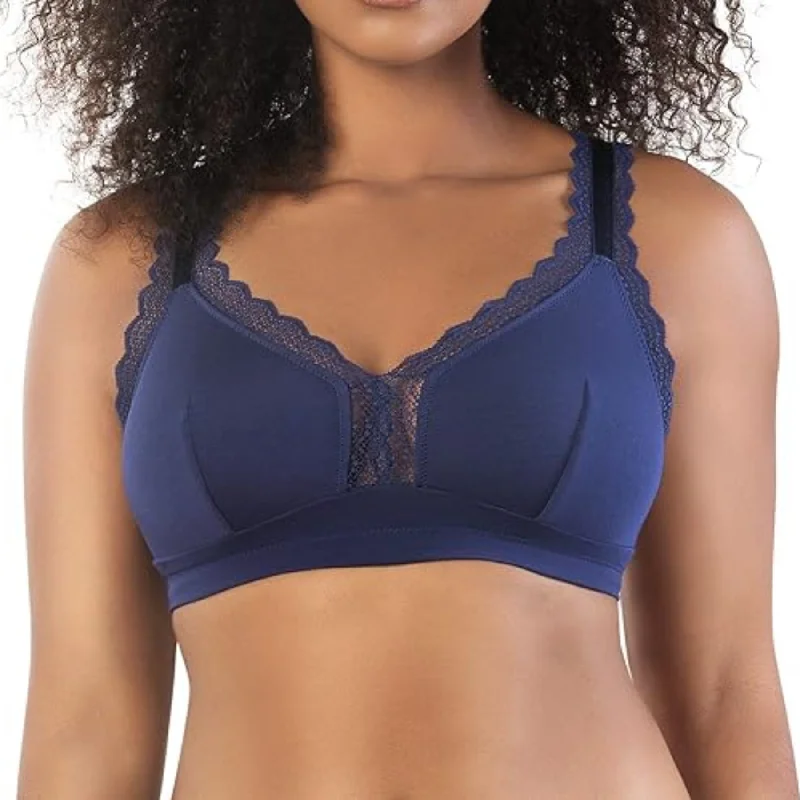 Bra with a push - up memory foam cup for enhanced cleavage​ Dalis Bralette P5641 - Navy