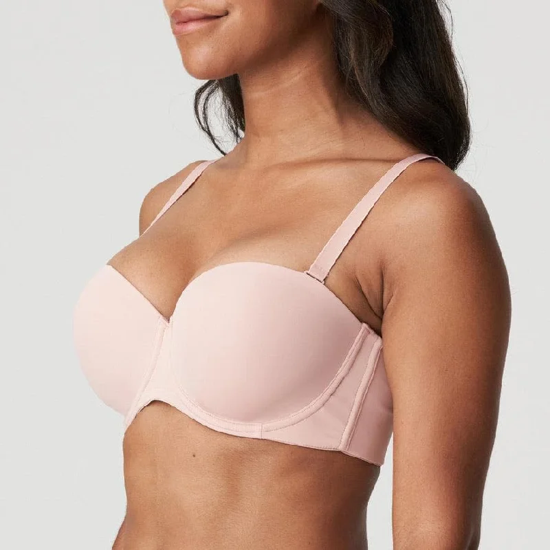 Women's bras with a cotton - polyester blendPrima Donna Figuras Strapless Bra in Powder Rose 0263258