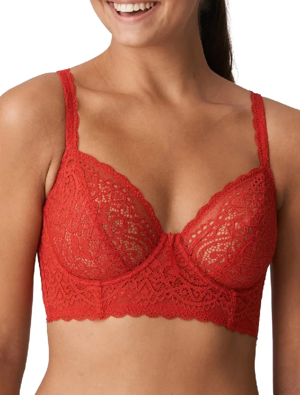 Women's bras featuring a microfiber materialPrimaDonna Twist I Do Plunge Longline Bra Underwired, Scarlet Red | Red Longline Bra Women's bras featuring a microfiber materialPrimaDonna Twist I Do Plunge Longline Bra Underwired, Scarlet Red | Red Longline Bra