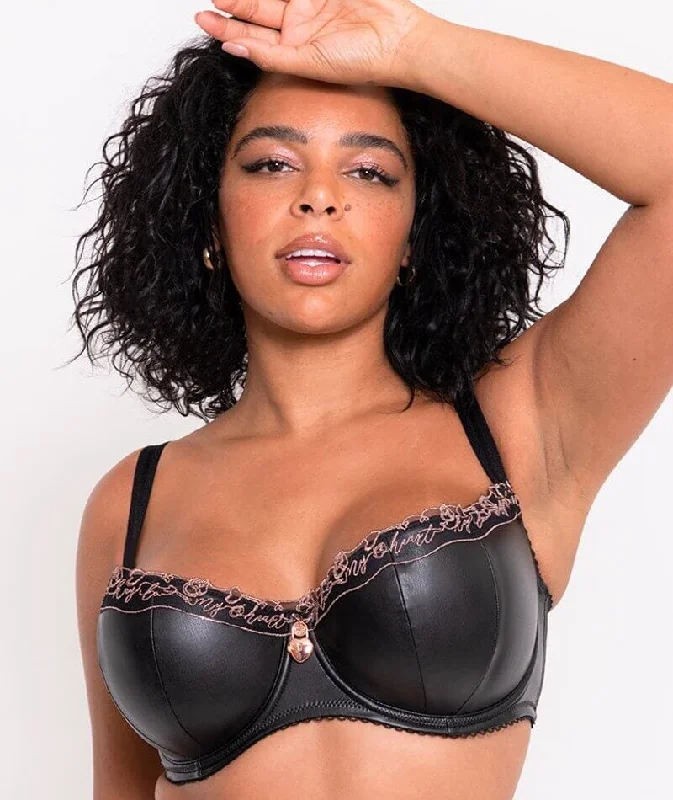 Front - closure bras for easy on and off SCANTILLY KEY TO MY HEART PADDED HALF CUP BRA Front - closure bras for easy on and off SCANTILLY KEY TO MY HEART PADDED HALF CUP BRA