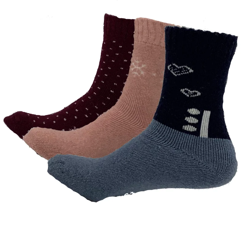 Women's ankle socks with a frilly edge4 Pairs of Women's Thermal Soft Comfort Thick Casual Warm Lamb Wool Crew Socks Women's ankle socks with a frilly edge4 Pairs of Women's Thermal Soft Comfort Thick Casual Warm Lamb Wool Crew Socks