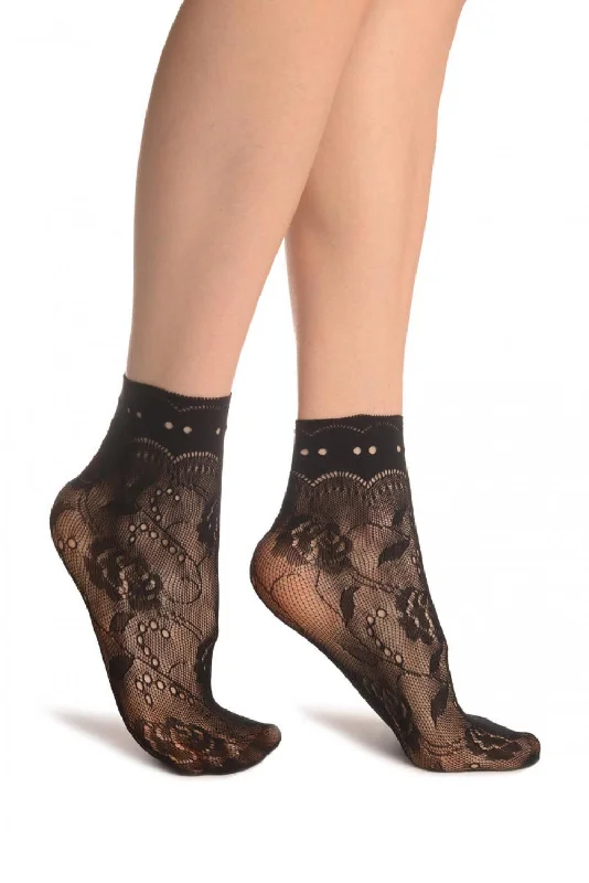 Women's argyle - patterned thigh - high socksBlack Roses Lace With Comfort Top Ankle High Socks Women's argyle - patterned thigh - high socksBlack Roses Lace With Comfort Top Ankle High Socks