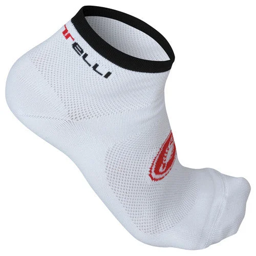 Women's cushioned sole socks for shock absorptionCastelli Womens Dolce Socks - White Women's cushioned sole socks for shock absorptionCastelli Womens Dolce Socks - White